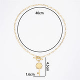 Jun accessories wedding jewelry for women Portrait coin Stainless steel Necklace