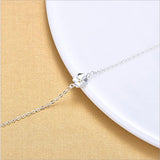 LUKENI Cherry Blossoms Anklets 925 Silver Bracelets For Women