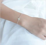 LUKENI Cherry Blossoms Anklets 925 Silver Bracelets For Women