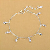 LUKENI 925 Sterling Silver Anklets For Girl Party Accessories