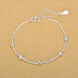 LUKENI Silver Bracelets Women Party Accessories 925 Sterling Silver Anklets