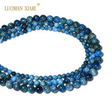 Natural Apatite Stone Beads 6/8/10mm Strand 15.5''