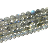 Gray Moonstone Round Stone Beads 100% Natural 5/6/7/8/10MM