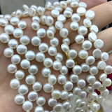 LUOMANXIARI Freshwater Pearl Beads for Jewelry Making 7-8MM