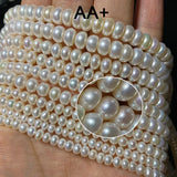 Natural Freshwater Pearl Beads for Jewelry Making 14.5''