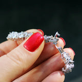 European & American Style Cubic Zircon Bracelet for Women