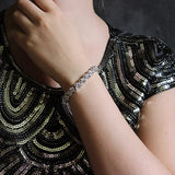 European & American Style Cubic Zircon Bracelet for Women