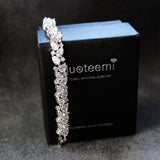 European & American Style Cubic Zircon Bracelet for Women