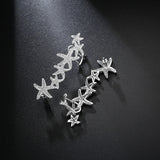 Starfish CZ Crystal Cartilage Earrings for Women