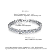 CZ Tennis Bracelets for Women Girl Wedding Decoration