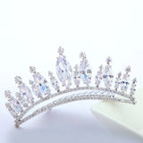 Fancy Beauty CZ Crystal Bridal Wedding Crown Hair Comb Tiara