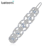 Geometric CZ Hairpins for Women Girls Wedding Party