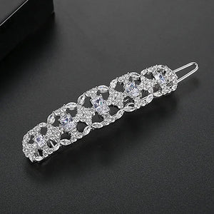 Geometric CZ Hairpins for Women Girls Wedding Party