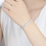 Adjustable CZ Bracelets for Women Wedding Jewelry