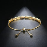 Adjustable CZ Bracelets for Women Wedding Jewelry