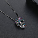 Hip Pop Retro Skull Pendant Necklaces Men Gothic Girl Party Accessories