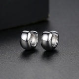 Hot Round Stud Earrings for Women Two Colors Christmas Gift