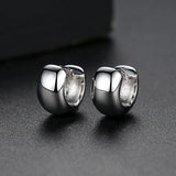 Hot Round Stud Earrings for Women Two Colors Christmas Gift