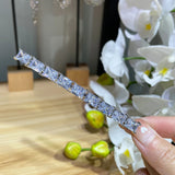 Clear Flower Crystals Hair Clips for Women Bridal Wedding