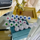 Simulated Gemstones Hair Clips for Women Bridal Wedding Hair Accessaries