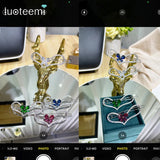 Simulated Gemstones Hair Clips for Women Bridal Wedding Hair Accessaries