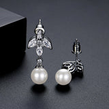 CZ Bridal Wedding Drop Earrings for Lover