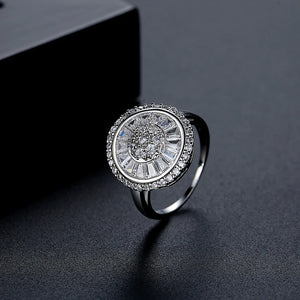 CZ Pave Setting Wedding Ring