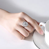 CZ Pave Setting Wedding Ring