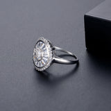CZ Pave Setting Wedding Ring