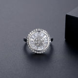 CZ Pave Setting Wedding Ring