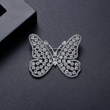 Butterfly CZ Bridal Cloth Brooch for Wedding