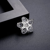 Flower Personalized Brooch for Women Cubic Zircon Bridal Wedding Pin