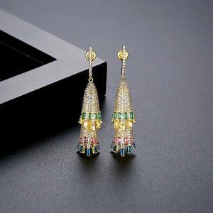 Indian Jhumka Earrings Pakistan Style Wedding Bridal Jewelry