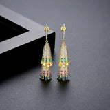 Indian Jhumka Earrings Pakistan Style Wedding Bridal Jewelry