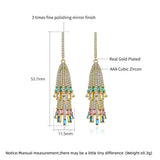 Indian Jhumka Earrings Pakistan Style Wedding Bridal Jewelry