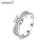 Princess Cut CZ Bridal Wedding Rings Jewelry Set