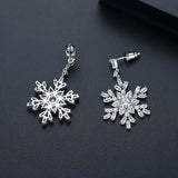 Snowflake Drop Earrings Wedding Party Jewelry Boucles D Oreille Femme Bijoux