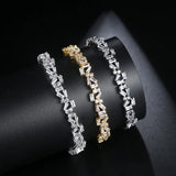 Adjustable Champagne CZ Bracelet for Women