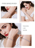 Layer Statement CZ Bracelets Bangles for Women Wedding Engagement Jewelry