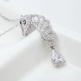 Animal Horse Pendant Statement Necklace for Women