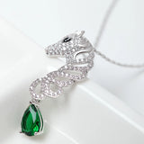 Animal Horse Pendant Statement Necklace for Women