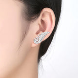 CZ Ear Cuff Clip Earrings for Women - Sparkling and Stylish Design