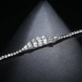 Gold Bridal CZ Women Bracelet Bangle Wedding Jewelry