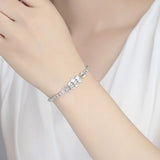 Gold Bridal CZ Women Bracelet Bangle Wedding Jewelry