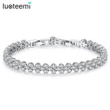 Roman CZ Wedding Bracelet Romantic Cubic Zirconia Bridal Women Bracelets