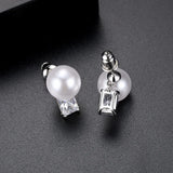 Romantic Style AAA Square Zircon Stud Earrings
