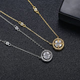 CZ Drop Pendant Necklace Bridal Wedding Jewelry