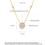CZ Drop Pendant Necklace Bridal Wedding Jewelry