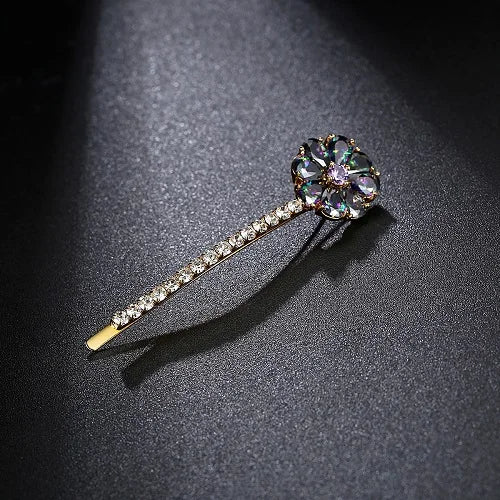 Clear CZ Hair Claw for Girl Bridal Wedding