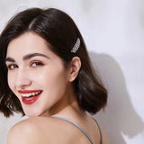 Clear CZ Hair Claw for Girl Bridal Wedding